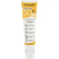 Gamarde  - Fluide Solaire SPF50 - Visage & Corps, Peau Délicate - BIO 100 ml