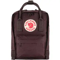Fjällräven Sac à dos 'Kanken' bleu nuit / rouge foncé / blanc