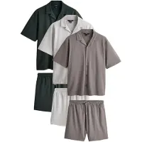 Next Tenue d'intérieur taupe / gris clair / vert foncé