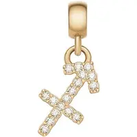 Daniel Wellington Pendentif plaqué or avec cristaux Cristal de protection Zodiac DW00400765