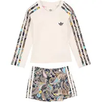Adidas Originals Set moka / vert foncé / rose / blanc cassé