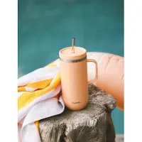 Qwetch Gobelet isotherme inox avec anse
