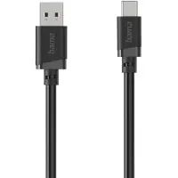 Hama Câble de charge, USB-A - USB-C, 3 m, noir