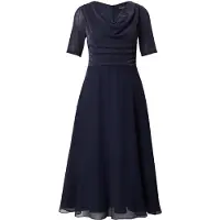 Vera Mont Robe de cocktail bleu foncé