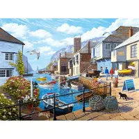 Ravensburger Puzzle 500 Tranquil Harbour 10-99 Yearendommagé