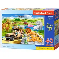 Castorland Puzzle 40 pièces MAXI Aventure Safari 40322