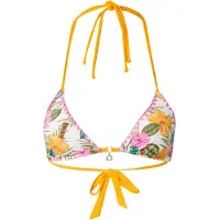 Banana Moon Hauts de bikini vert foncé / orange / rose clair / blanc