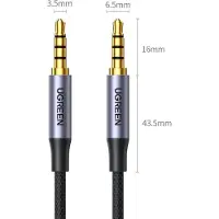 UGREEN Câble audio AUX mini jack 3,5 mm mâle 3 m noir