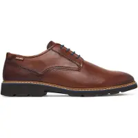 Pikolinos pour homme. M7D-4289 Chaussures en cuir Alarcon marron (45), Plat, Lacets, Casuel
