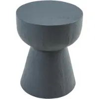 En.casa Table d'appoint 'Oulvepijanse' béton léger prêt à l'emploi 51 x Ø40 cm gris foncé