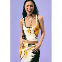 Desigual Haut beige / jaune / noir