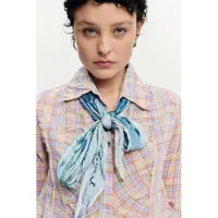 Desigual Écharpe jade / vert foncé / blanc