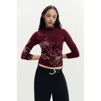 Desigual T-shirt rouge / blanc