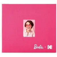 Kodak Album Barbie – 8 x 8 pouces – 10 pages intégrées – Motif rose emblématique, Film analogique, Rose