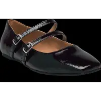 Bianco Ballerines à lanières 'ROSE' noir