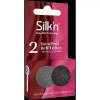 Silk'n VacuPedi Medium & Rough têtes de remplacement pour brosse nettoyante pour pieds crevassés 2 pcs