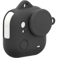 Puluz Silicone Lens Cover + Case for Insta360 GO Ultra, Caméra d'action : accessoires, Noir