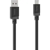 Hama Câble de charge, USB-A - micro-USB, 3 m, noir (3 m, USB 2.0)