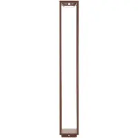 Zafferano Accueil Lanterne Solaire Led Corten 100Cm 2.2W Fonctionne Sur Batterie Ip54