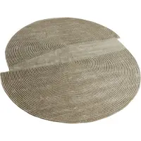 Bolia Zen Rug Split Tapis 157 x 180 cm | Dark Beige