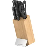 Berghoff 1315152, Set de couteaux, Acier inoxydable, ABS, Acier inoxydable, Noir, DiNA