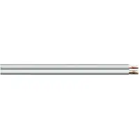 MaxTrack Câble de haut-parleur (100 m, 1.50 mm²² mm), Câble d'enceinte, Blanc