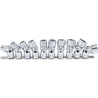 Bgs 205 Jeu de douilles articulées 3/8 ", Pro Torque, 10-19 mm