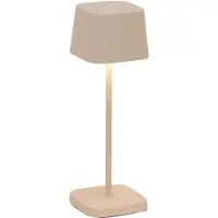 Zafferano Ofelia Pro Micro Led Lampe De Table Sabbia Rechargeable Et Dimmable