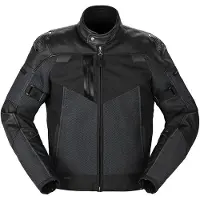 Spidi Blouson de moto en cuir Vent Pro, noir, taille 48