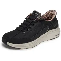 SKECHERS Baskets basses 'Slip-ins: Contour Foam - Cozy Fit' noir
