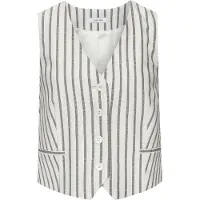 LASCANA Gilet de costume crème / gris