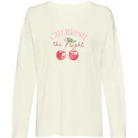Vivance T-shirt vert clair / rose / canneberge / blanc naturel