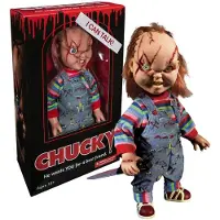 Mezco Chucky Diabolic Doll Real Size With Sound Effect Multicolore