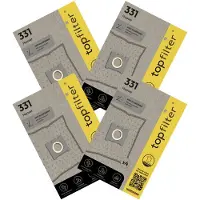 Top Filter Lot de 4 packs de 4 sacs aspirateur 64331 pour Hoover TopFilter Premium
