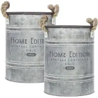 Atmosphera Pot De Fleur Jj4289 2 Unités