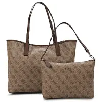 GUESS pour femme. HWESG951428 Sac fourre-tout 2 en 1 Victtoria beige (OSFA), Casuel, Polyuréthane
