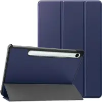 IMoshion Coque tablette Trifold pour Samsung Galaxy Tab S10 FE Plus - Bleu foncé