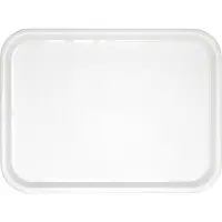 Kristallon Plateau fast food 345 x 265 mm - 7 couleurs - - BlancPolypropylène