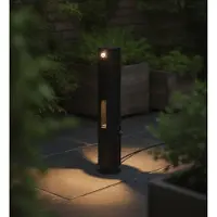 Lyora Lampe de jardin Taglio 8W Noir