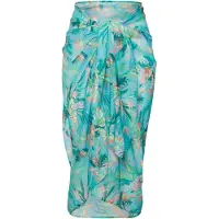 Venice beach Serviette de plage turquoise / vert / orange / rose