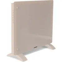 Vonroc Chauffage électrique de luxe – Convecteur – Panneau en verre – 1000W – Beige | WIFI