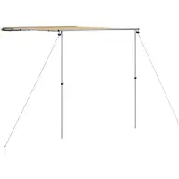vidaXL , auvent pour caravane, 2,4 x 2,5 x 2,15 m, beige