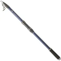 Daiwa Megaforce Tele, canne télescopique, argentée, 2,40 m / 30-60 g, argentée, 2,40 m