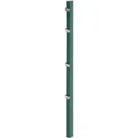 Alberts Poteaux de clôture 676971 avec bride de serrage, verts, longueur 1000 mm, 60 x 40 mm