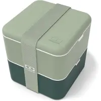 Monbento Square - Une boîte à bento, Lunch box, Vert