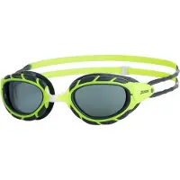 Zoggs Lunettes de Natation - Prédateur Junior - Citron/Gris/Fumé - - 6-14 ans (116-164) - Lunettes de Natation
