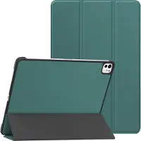 IMoshion Coque tablette Trifold pour Apple iPad Pro 11 (2022 / 2021 / 2020 / 2018) - Vert foncé