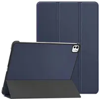 IMoshion Coque tablette Trifold pour Apple iPad Pro 11 (2022 / 2021 / 2020 / 2018) - Bleu foncé