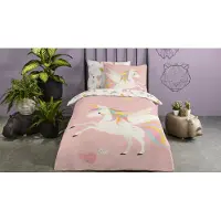 Muller Textil Housse de couette pour enfants Unicorn 140x200/220 cm