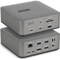 StarTech.com .com 215UE-TB5USB4DOCK station d'accueil Avec fil Thunderbolt 5 Gris